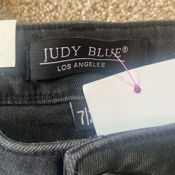 Judy Blue High Waisted Super Flare Jeans - Black Wash - Picture 10 of 15
